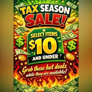 Tax Season Sale Poster